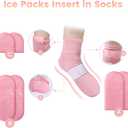 SuzziPad Replacement Ice Gel Packs for Cold Therapy Gloves and Socks(10-Piece Set), L