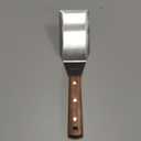 Professional Metal Spatula for Cast Iron Skillets and Flat Top Grills, Full Tang Wooden Handle,1.8mm Thick Stainless Steel Blade, Smash Burger Spatula Turner for Flipper, Cooking, BBQ, 4.7 x 2.7 Inch