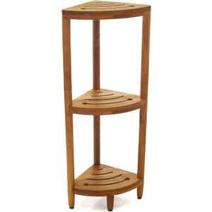 AquaTeak The Original Kai Corner Teak Bath Shelf - A. Corner Stand