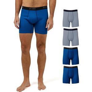 32 Degrees Mens 4 Pack Cool Active Boxer Brief | Anti-Odor | Quick Drying | 4-Way Stretch (XL)