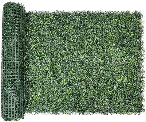 Bybeton Artificial Ivy Privacy Fence Screen,40"x120" (33.33 sqft) UV-Anti Faux Boxwood Roll Grass Wall Panels for Patio Balcony Privacy, Garden, Backyard Greenery Wall Backdrop and Fence Decor Bybeton Artificial Ivy Privacy Fence Screen,40"x120" (33.33 sqft) UV-Anti Faux Boxwood Roll Grass Wall Panels for Patio Balcony Privacy, Garden, Backyard Greenery Wall Backdrop and Fence Decor