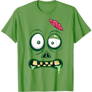Monster Face Halloween Matching Costume Zombie Men Women Kid T-Shirt (size S)