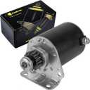 Caltric Starter Compatible with John Deere 92H D125 D130 D140 D155 D160 MIA13038 / 15 Teeth Steel Gear