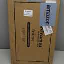 GraduationMall 11x19 Mahogany Diploma and Photo Frame for 8.5x11 Certificate,5x7 Picture,Real Glass,Black over Gold Double Mat