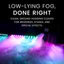 CHAUVET DJ Nimbus Professional Dry Ice Fog Machine | Thick Low Lying Floor Hugging Clouds | Dual Heating Elements For Faster Heat Up | Adjustable Output Handle | Safety Auto Shut Off Sensors
