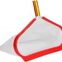 2 x Pool Net,Professional Swimming Pool Leaf Skimmer Nets for Cleaning with,Heavy Duty Aluminum Frame & Handle RakePool Skimmer netDebris Pickup RemovalLeaf Skimmer Rake Net(Pole Not Included)