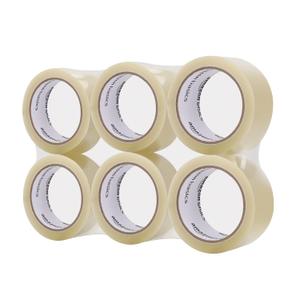 Amazon Basics Packaging Tape, 1.9 in x 60.3 yards, 1.8mil Thickness (6 Rolls), Clear