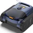 Pool Vacuum for Inground Pool, Cordless Pool Cleaner Robot with Smart Navigation, Self-Parking, LED Indicator, Wall&Waterline Above Ground Pool Vacuum Cleaning up to 2150 Sq.ft