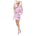 Barbie Deluxe Style Doll #9 in Pink Denim Outfit, Blonde Hair, Matching Jacket and Skirt Set with Accessories Like Bow Clutch and Pearly Jewelry