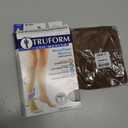 Truform 20-30 mmHg Compression Stockings for Men and Women, Knee High Length, Closed Toe, Brown, X-Large