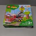 LEGO DUPLO Town Fire Truck 10969 Building Toy Set for Toddlers, Preschool Boys and Girls Ages 2-5 (21 Pieces)