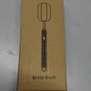 Bottle Brush Long Handle Cup Cleaner Brush Sponge Bottle Scrubber Detachable Handle Portable Sponge Cleaning Brush for Cups Wine Glasses Water Bottles Baby Bottles and Vacuum Flasks(3 PCS) (White, Blue, Pink)