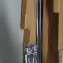 Ivilon Drapery Window Curtain Rod - End Cap Style Design 1 Inch Pole. 48 to 86 Inch Color Black