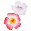 Artificial Hawaiian Flower Hair Clips,Bohemian Flower Hairpin for Seaside Holiday,Bridal Hair Bobby Pins Headwear,Hawaiian Beach Hair Accessories for Women Girls (Plumeria)
