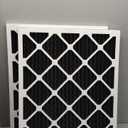 Nordic Pure 20x25x1 (19 1/2 x 24 1/2 x 3/4) Pure Carbon Pleated Odor Reduction Furnace Air Filters 2 Pack
