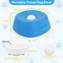 Yipetor Slow Feeder Dog Bowls for Liquid Treat, Enrichment Ball-Roll Bone Broth Dog Lick Bowl, 3/4 Cup Yogurt Pup Lick Toy for Large Medium Small Breeds Dietary Supplement/Post-op Nutrition