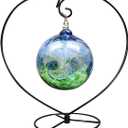 Ornament Display Stand, Holder Ornament Hanger Stands Glass Ball Ornament Holder Ornament Stands for Hanging Plants, Hanging Terrarium Stand for Christmas Wedding Ornament, Home Office Decor