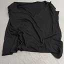 Beyove Women's Deep V T-Shirt Summer Short Sleeve Loose Casual Top(S-3XL) (XX-Large, A01-black)