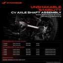 A-Premium CV Axle Shaft Assembly Compatible with Dodge Grand Caravan 1997-2000 AWD & Chrysler Town & Country 1997-2000, 3.0L 3.3L 3.8L, Rear Left or Right, Replace# 4660588AB