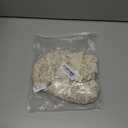 Fuobuluo Baby Girl Floral Romper with Peter Pan Collar,Bubble Sleeve Cotton Bodysuit for Infant Photographs Outfits (Beige Long, 12-18 Months)(Off-White)