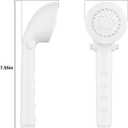 RV Shower Faucet with Handheld Showerhead & Hose, 4" ABS Shower Set, Leak & Rust Resistant for RV Camper Motorhome Travel Trailer (White, Indoor/Outdoor Use)