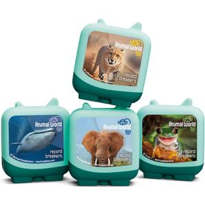 Tonies Animal World: Record Breakers Clever Set - 4 Pack, Medium
