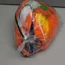 5FT Halloween Inflatable elf Head Pumpkin, Halloween Decoration, Halloween Inflatable Built-in LED Light for Indoor and Outdoor Courtyard Garden Door Decoration