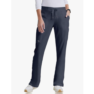 BARCO Grey's Anatomy Scrubs - Mia Scrub Pant for Women, Elastic Back Waist, Mid-Rise Shaped Leg Women's Scrub Pant M