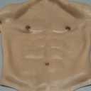 Liifun Realistic Fake Silicone Muscle High Collar Chest Costume for Cosplay Makeup Halloween Props Male Shaper Stronger