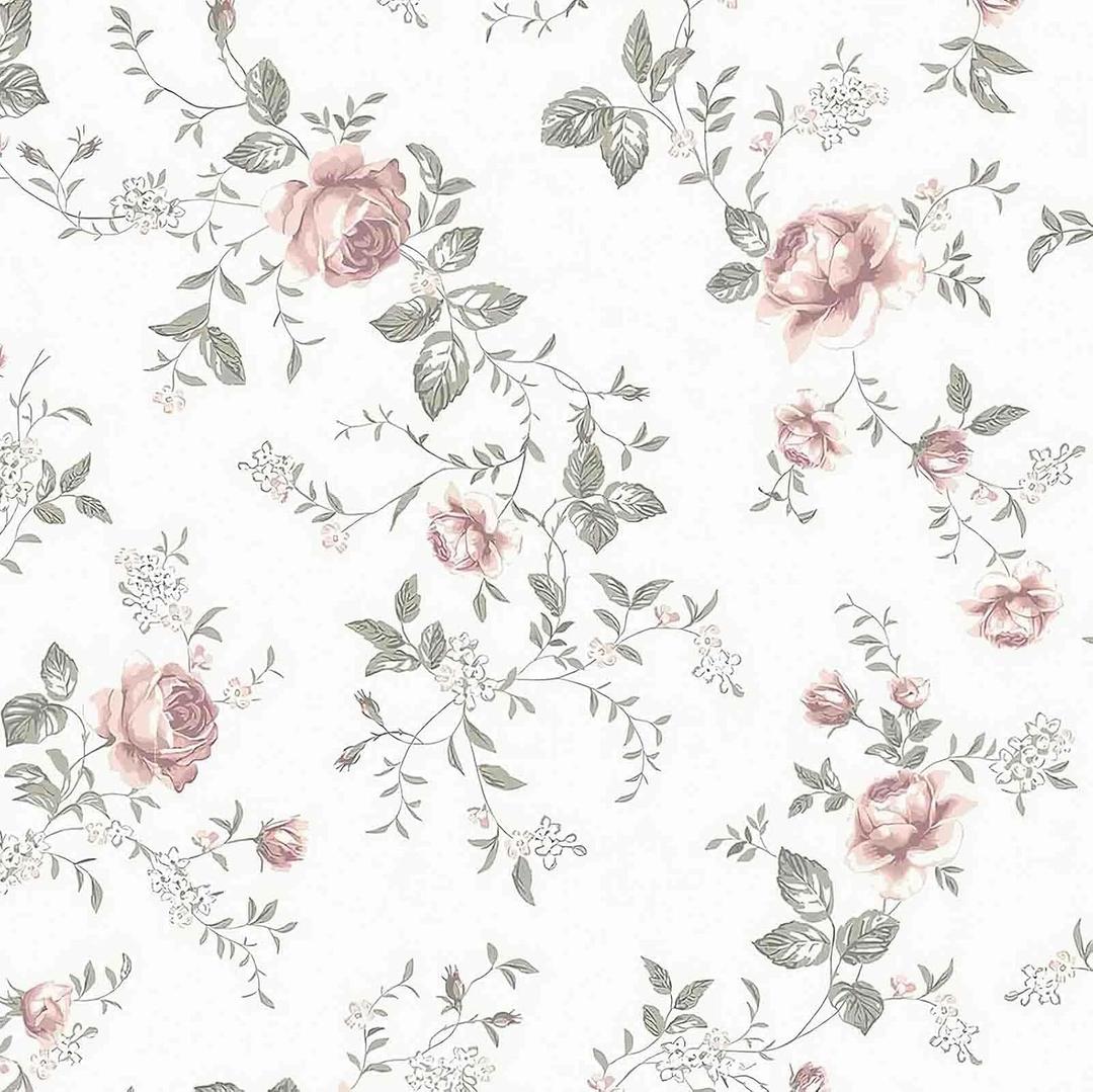 Heroad Floral Wallpaper Vintage Wallpaper Pink Rose Flower Coquette Peel and Stick Wall Paper for Bedroom Cabinets Countertops Contact Paper Removable Self Adhesive Vinyl Thicken 16.1"x393"