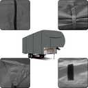 Silscvtt RV Cover Motorhome RV Outdoor Camper Cover Replacement for 26-29 Foot Four Layers of Non-Woven Fabric on the Top of 5th Wheel