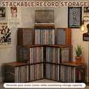2Pcs Vinyl Record Storage Rack. Record Album Storage Bin. Holds 160200 Records. Premium Transparent Vinyl Record Stand.Also Suitable for Storing Magazines, Books, Files, Or Cds.