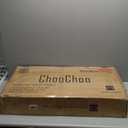 ChooChoo Over The Toilet Storage Cabinet, Farmhouse Bathroom Storage Cabinet with Sliding Door, Over Toilet Storage with Adjustable Shelves, Space-Saving, White