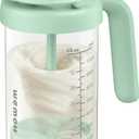 Borosilicate Glass Formula Mixing Pitcher 32oz True Mixing Capacity, Time Dial for Freshness Tracking, Dishwasher-Safe, BPA-Free Lid, Perfect for Breastmilk Pitcher Method & Multi-Baby Feeding