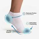 No Show Socks for Men & Women - Stylish Cotton Comfort Running Socks- Low Cut Ankle Length Anti Slip Socks (Large, 6-pairs Multicolor)