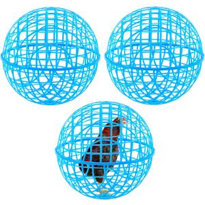 3 Pcs 18.9 Inch Chicken Balls Cage for Outside 2026 Chicken Orb Ball Cage to Free Range Large Rolling Chicken Safety Ball Cage for Hens, Roosters, Rabbits, Ducks, Outside Roaming