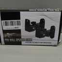 BS-218pro Universal Speaker Wall Mount for Small Speakers ,Vertical 120, Horizontal 180Adjustment,Hold up to 30lbs,Compatible with Bose, JBL, KEF, Klipsch, Sony & Others(2 Packs Black)