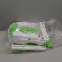 SKYROKU Potty Training Seat for Toddlers  2-in-1 Adjustable potty ladder with Step Stool, Anti-Slip Cushion, Splash Guard & Extra-Wide Pedals, Supports 200+ lbs, Ideal for Boys & Girls (8899-Green)