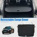 uxcell Retractable Cargo Cover for Subaru Outback 2010-2014 Waterproof Non Slip SUV Rear Trunk Shielding Shade Black