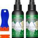 Adhesive Remover, 7oz Sticker Remover Spray With Scraper & Razor Blades - Surface Safe Glue Remover for Car, Windows, Wall, Floor, Paint - Rapid Remover label, Decals, Gum, Tape, Sticker Residues