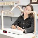 KEDAO Nail Light Lamp for Desk Half Moon Light for Nail Desk Tech Light