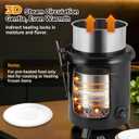 Soup Kettle Warmer with Ladle Electric Food Nacho Cheese Warmer 10QT Commercial Soup Warmer for Buffet Party