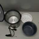 AROMA Digital Rice Cooker, 4-Cup (Uncooked) / 8-Cup (Cooked), Steamer, Grain Cooker, Multicooker, 2 Qt, Stainless Steel Exterior, ARC-914SBD