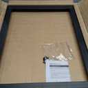 MCS Canvas Float Frames 16x20 Frame, Black Frame for Finished Canvases, Vertical & Horizontal Wall Hanging Large with Adhesive for Canvas Paintings (1-Pack)