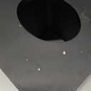 Essentra Home Matte Black Collection Square Tissue Box Cover