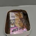 Brown Bob Wig with Bangs, 12 Inch Straight Short Bob Wig, Natural Looking,Heat Resistant Synthetic,Adjustable Straps Wigs for Women Daily Wear and Party,with 2 Free Wig Caps