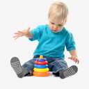 6 pack baby socks, cotton crew children's socks, non-slip grip socks, unisex, for toddlers, boys, girls, 4-7 Years (6 Pairs-gray/Lightgray/Lakeblue/Skyblue/Blue/Khaki)