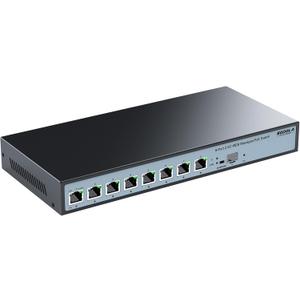 S
SODOLA 8 Port 2.5G Web Managed PoE Switch 120W | 1X 10G SFP+ & 8 x 2.5GBase-T Ports, Max 90W Output, IEEE802.3af/ at/ bt, Desktop & Wall Mount 2.5GbE Network Switch S
SODOLA 8 Port 2.5G Web Managed PoE Switch 120W | 1X 10G SFP+ & 8 x 2.5GBase-T Ports, Max 90W Output, IEEE802.3af/ at/ bt, Desktop & Wall Mount 2.5GbE Network Switch