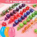 24 Pack Easter Egg Fillers with Squishy Toys, Easter Eggs Filled Squishy Toys, Easter Basket Stuffers, Classroom Prizes for Easter Egg Hunts, Party Favors, Kids (Muticolor)
