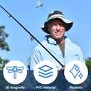 2 x 3pcs Dragonfly Clips, Artificial 3D Simulation Dragonflies Hat Clip, Fly Scare Devices Garden Decor for Outdoor Yard Courtyard Patio Flower Beds